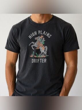 imogene + willie High Plains Drifter Graphic Tee - Black